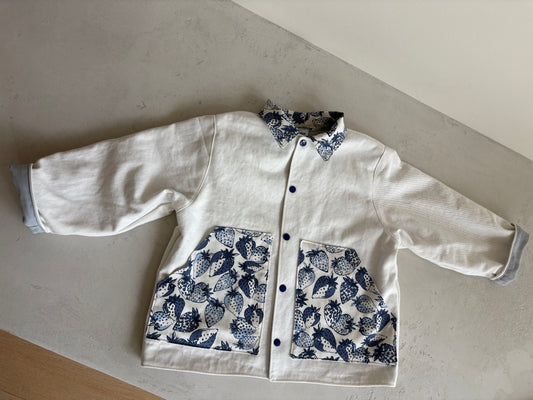 Park Coat- Strawberries-6T
