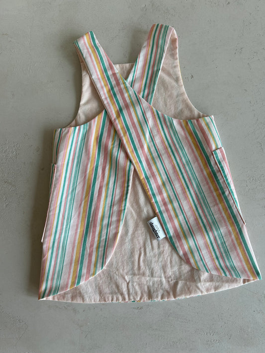 Mini Makers Apron- Rainbow Stripes