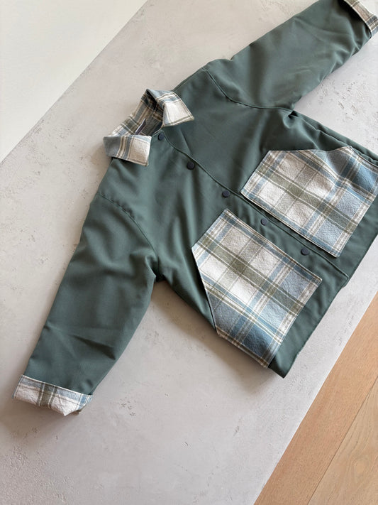 Park Coat- Plaid- 7y