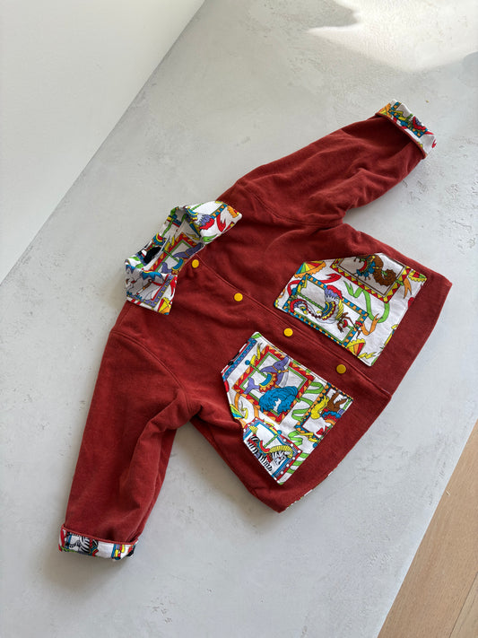 Park Coat- Corduroy Circus- 2T