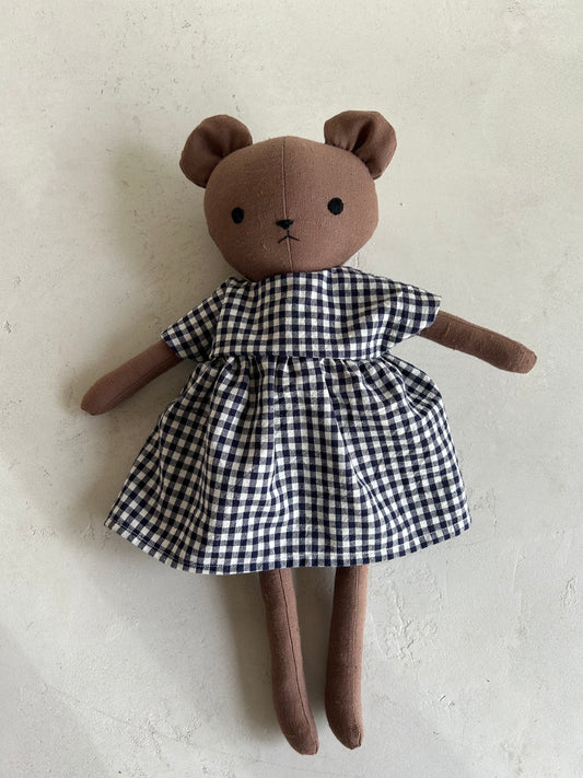 Bedtime Buddies- gingham dress