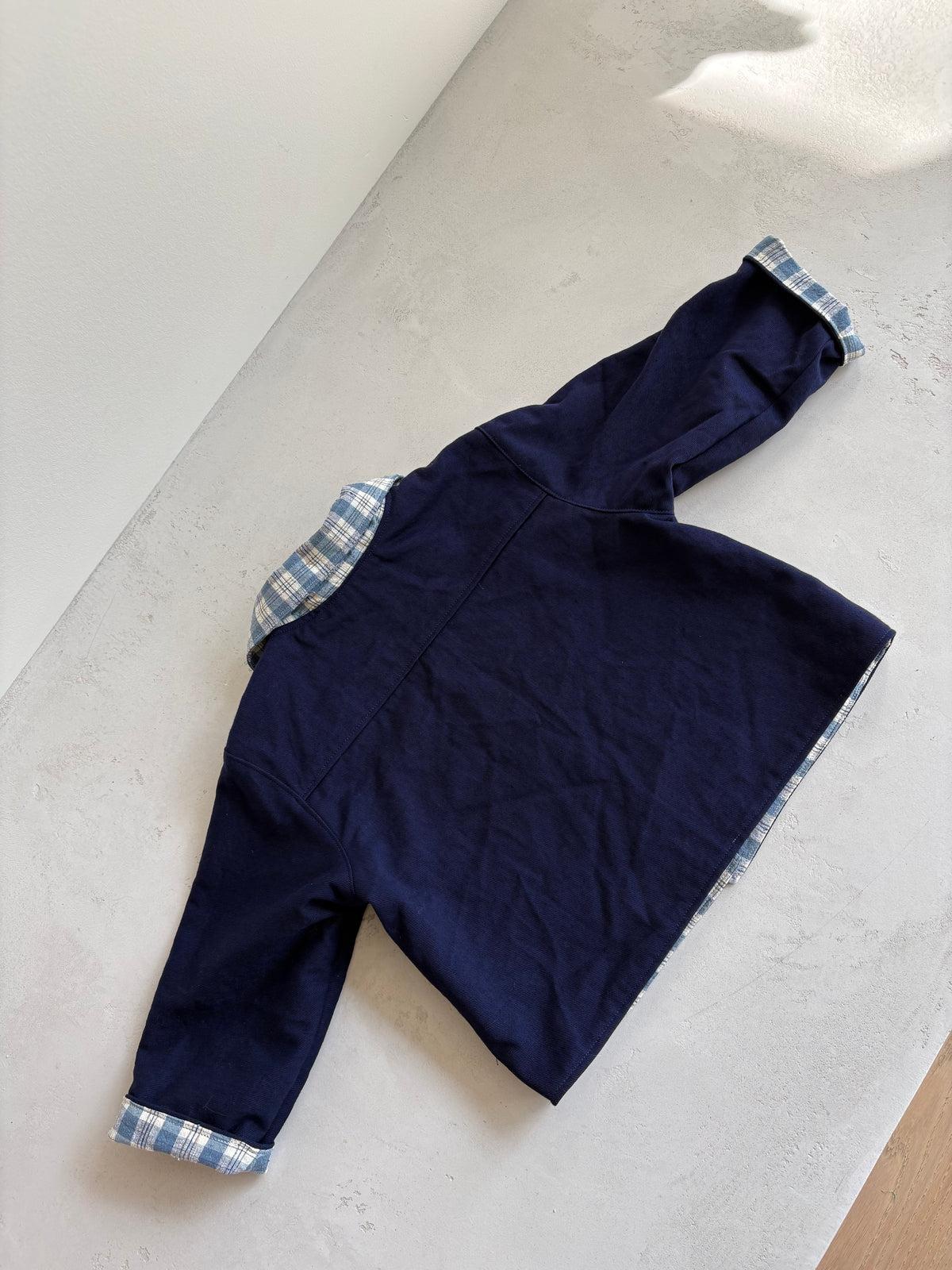 Park Coat- Blue Plaid- 18-24months