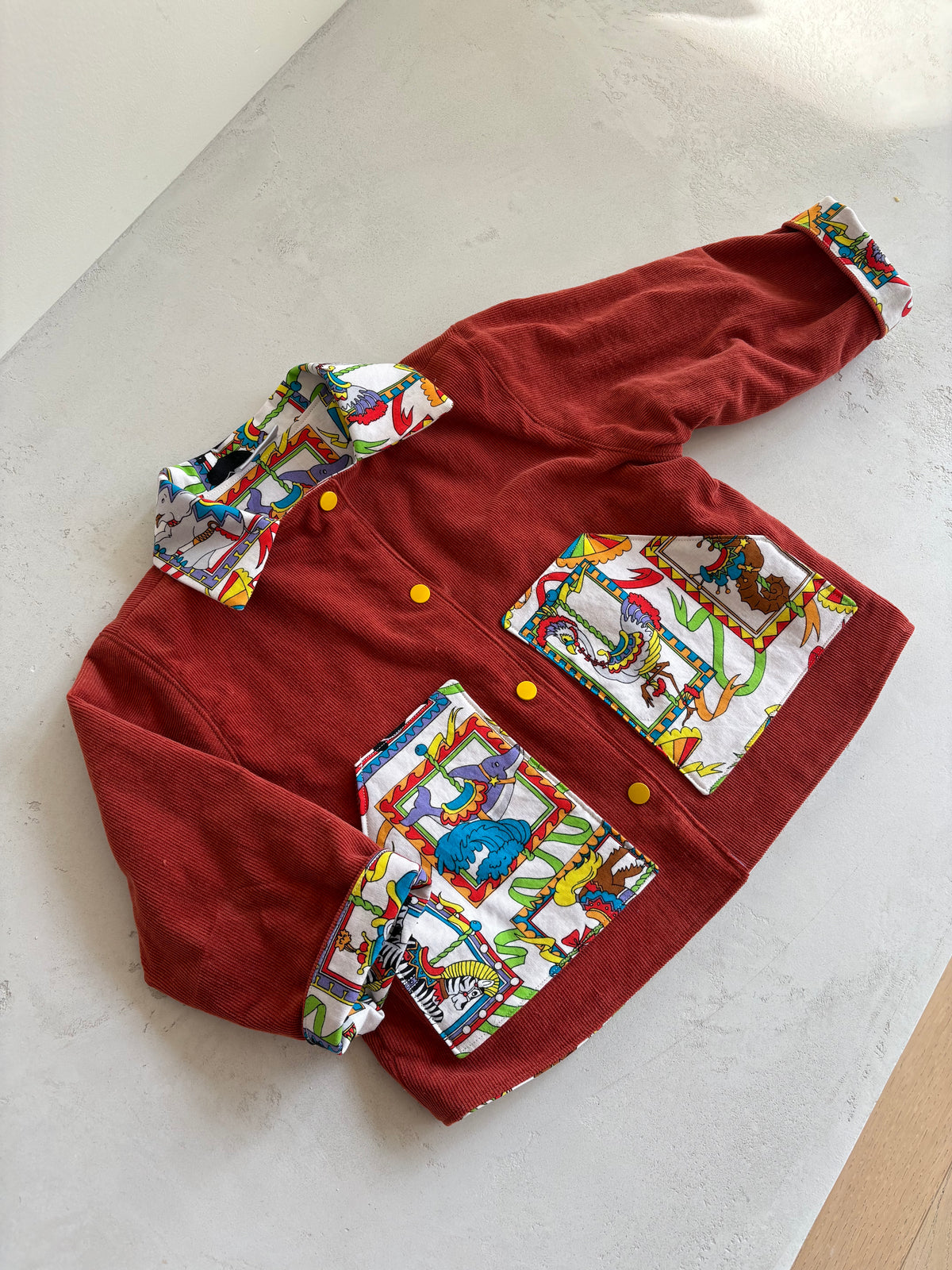 Park Coat- Corduroy Circus- 2T