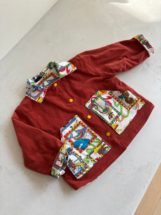 Park Coat- Corduroy Circus- 2T