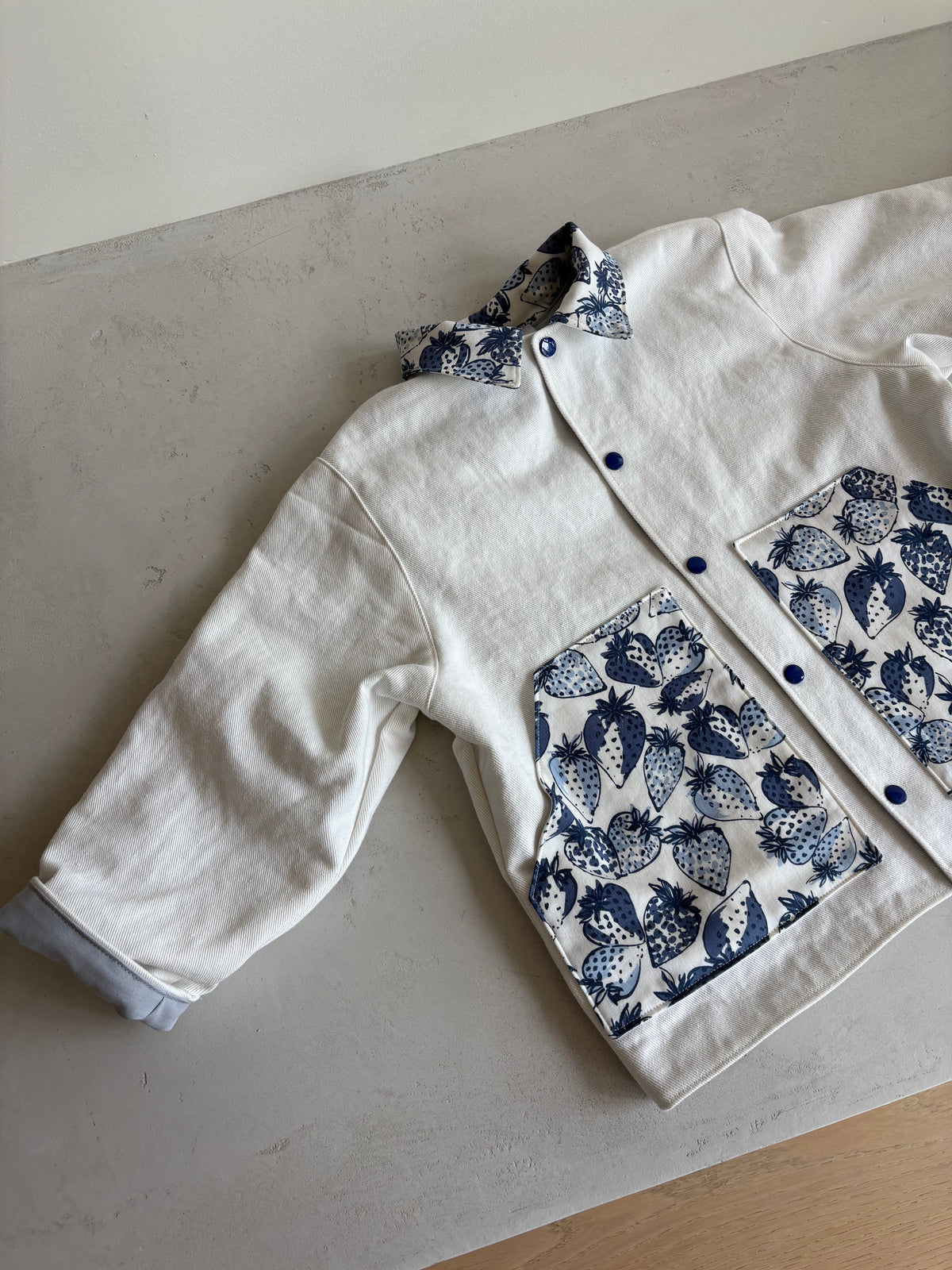 Park Coat- Strawberries-6T