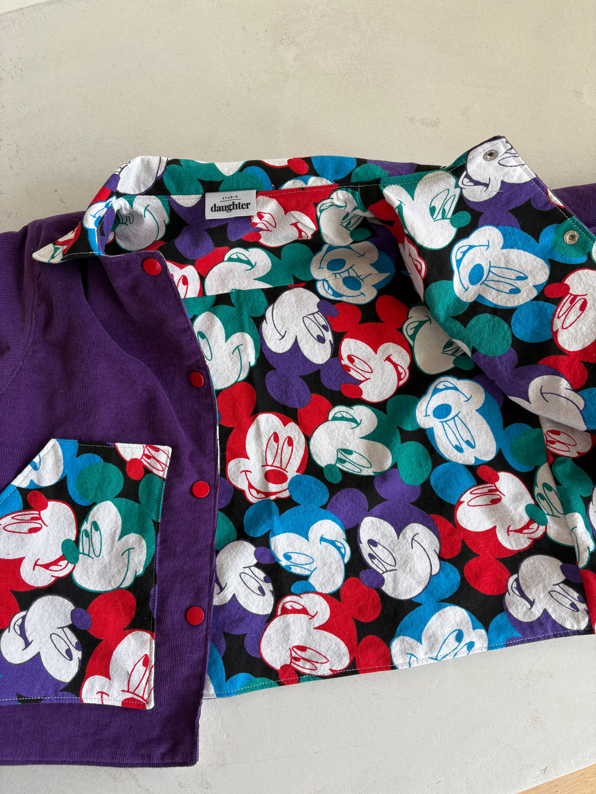 Park Coat- Corduroy Mikey Mouse-3T