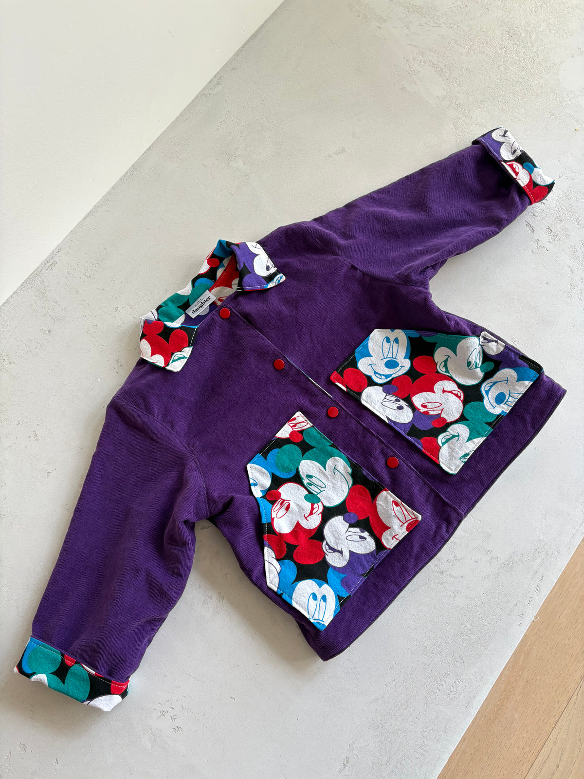 Park Coat- Corduroy Mikey Mouse-3T