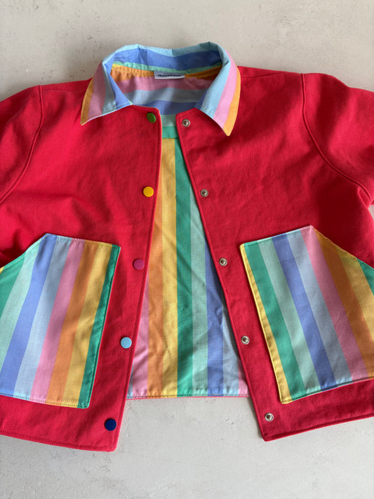 Park Coat- Rainbow- 4T
